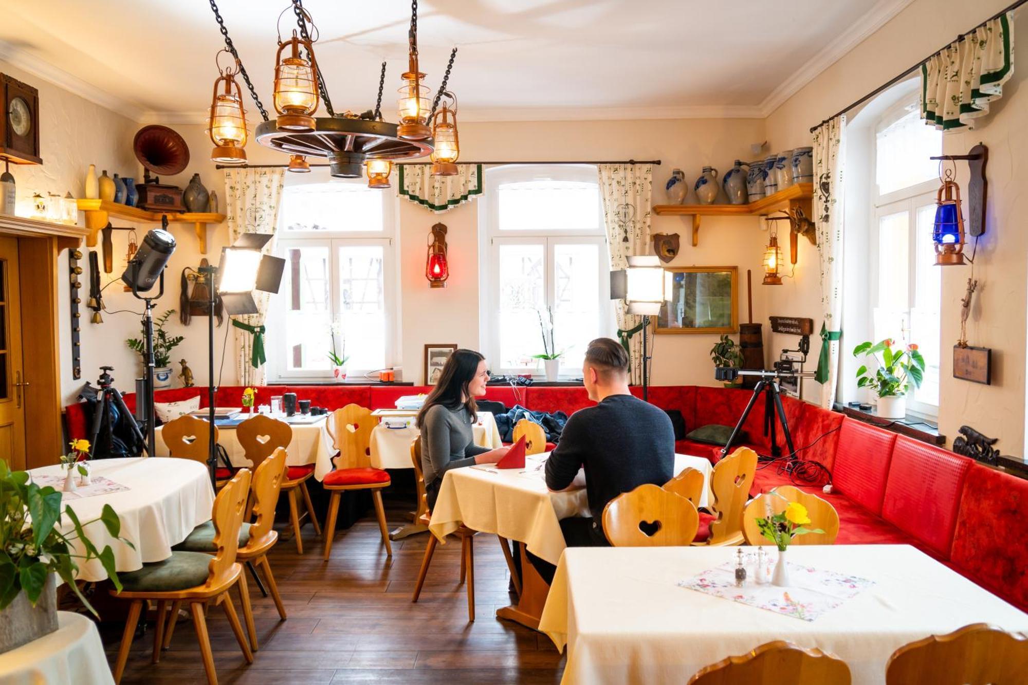 Landhotel Zur Gruenen Kutte 乌尔斯豪森 外观 照片